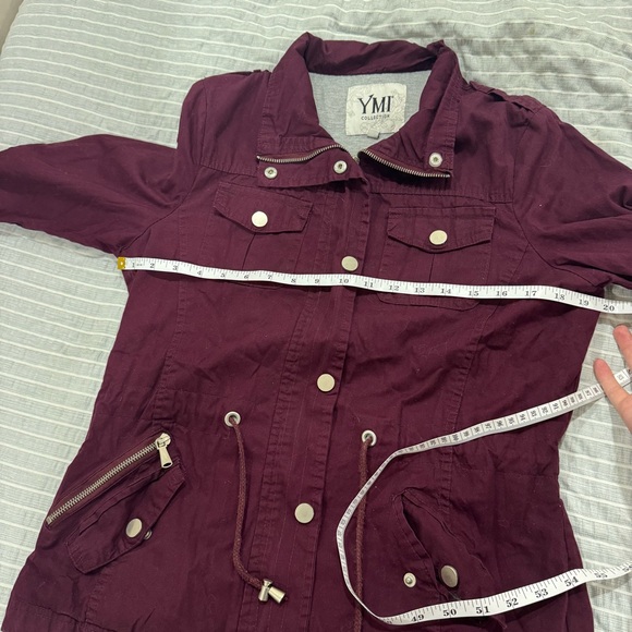 Maroon jacket YMI small - Picture 3 of 6